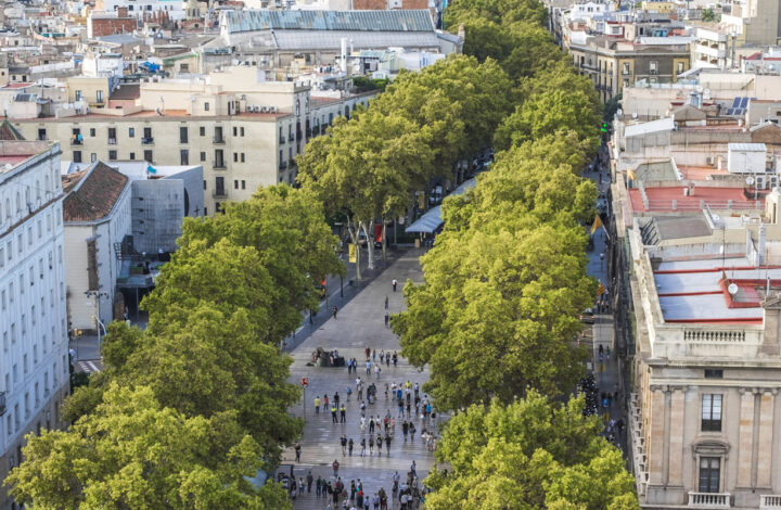 The Ramblas of Barcelona