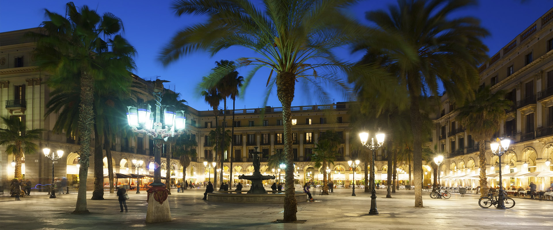 The Plaza Real, Barcelona